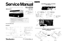 Technics - RSM-206 - Service manual 